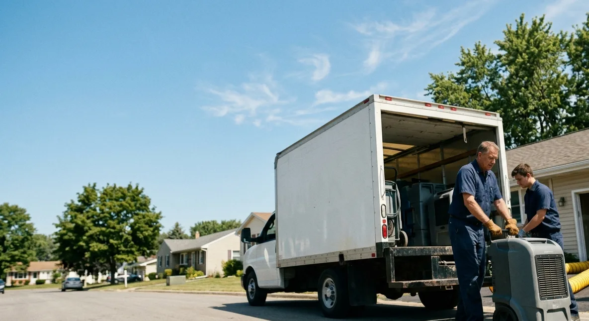 Water Damage Cleanup in Martinsville, OH near me